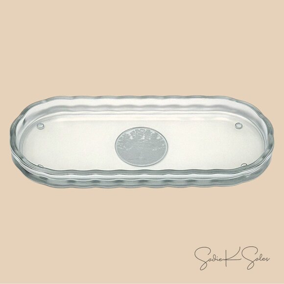 Fluted Glass Bathroom Tray - Light Green - Hearth & Hand Magnolia  - Target - Picture 9 of 9